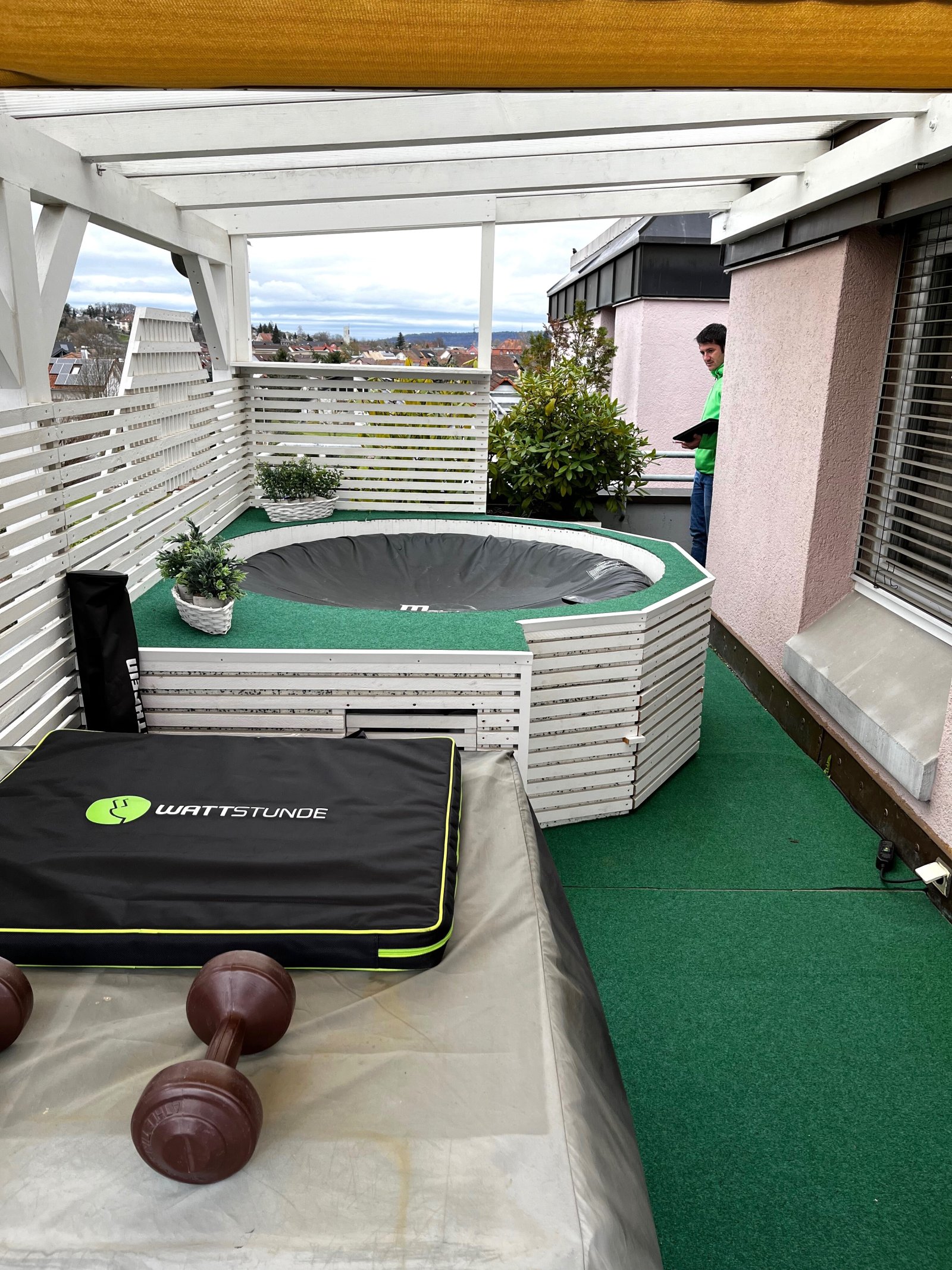 Dachterrasse mit Außenwhirlpool