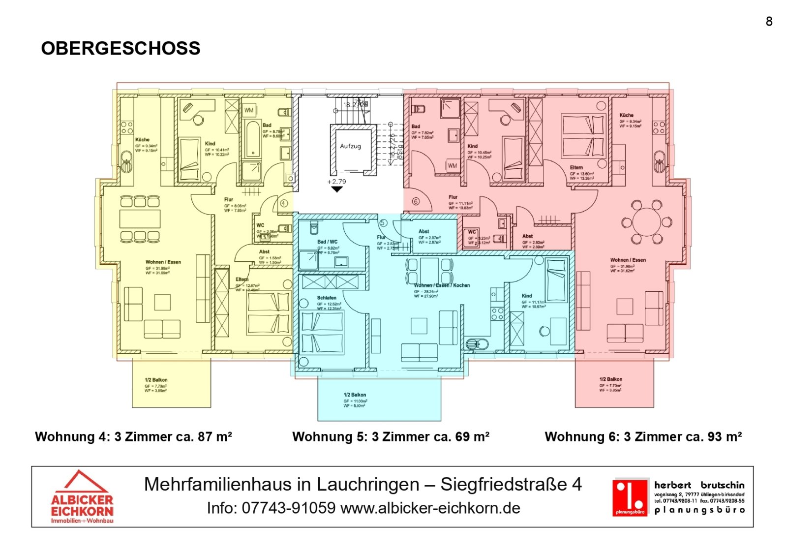 Übersicht Obergeschoss