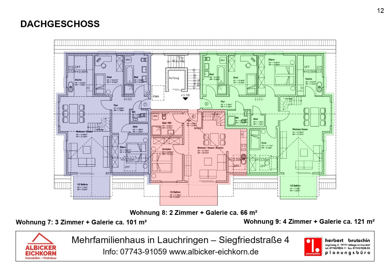 Übersicht Dachgeschoss