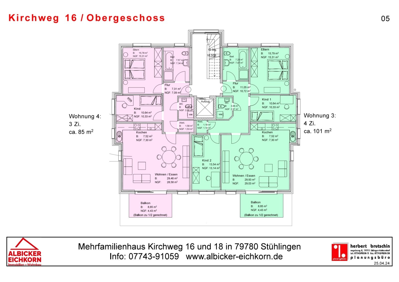 Übersicht Obergeschoss