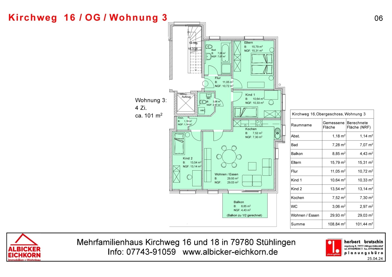 Grundriss Whg. 3 OG