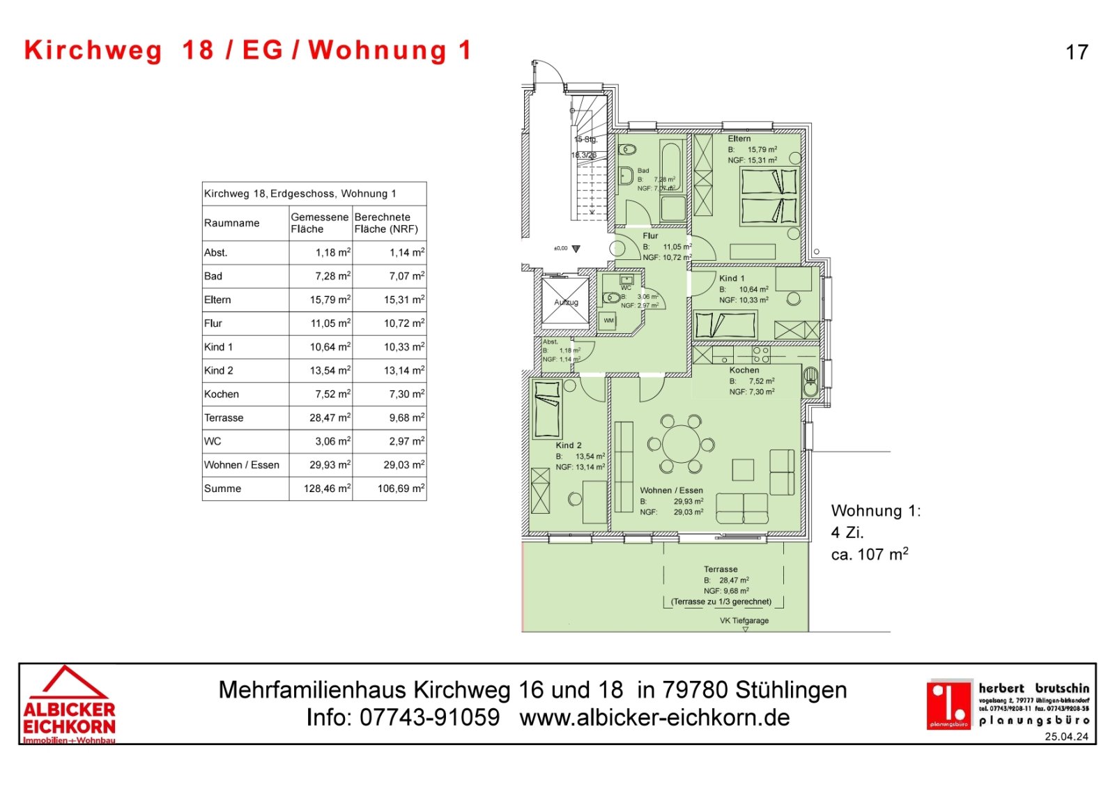 Grundriss Whg. 1 EG