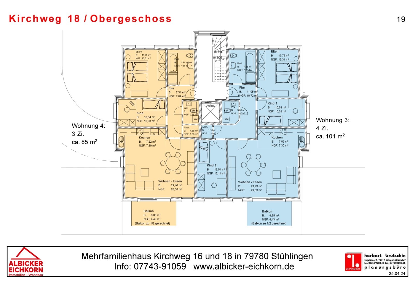 Übersicht Obergeschoss