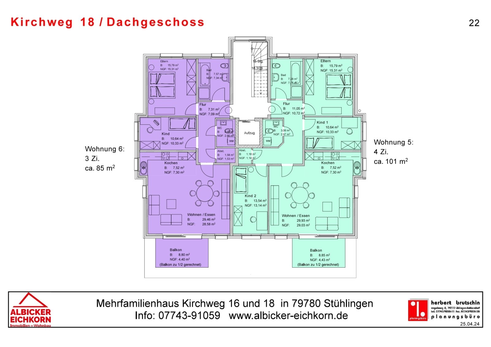 Übersicht Dachgeschoss