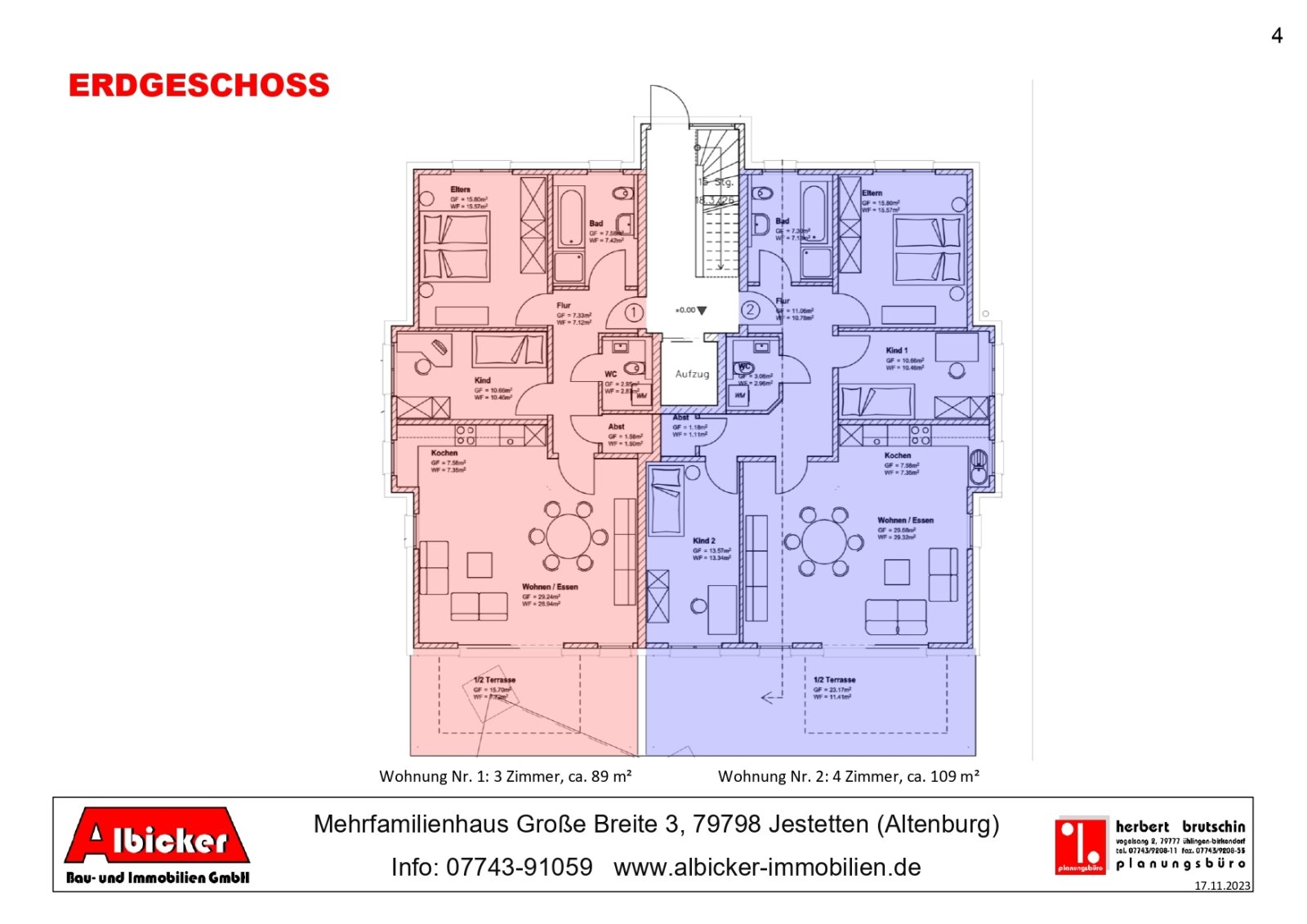 Übersicht Erdgeschoss