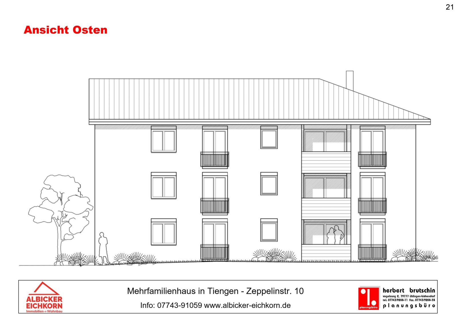 Ostseite zur Ekkehardstrasse